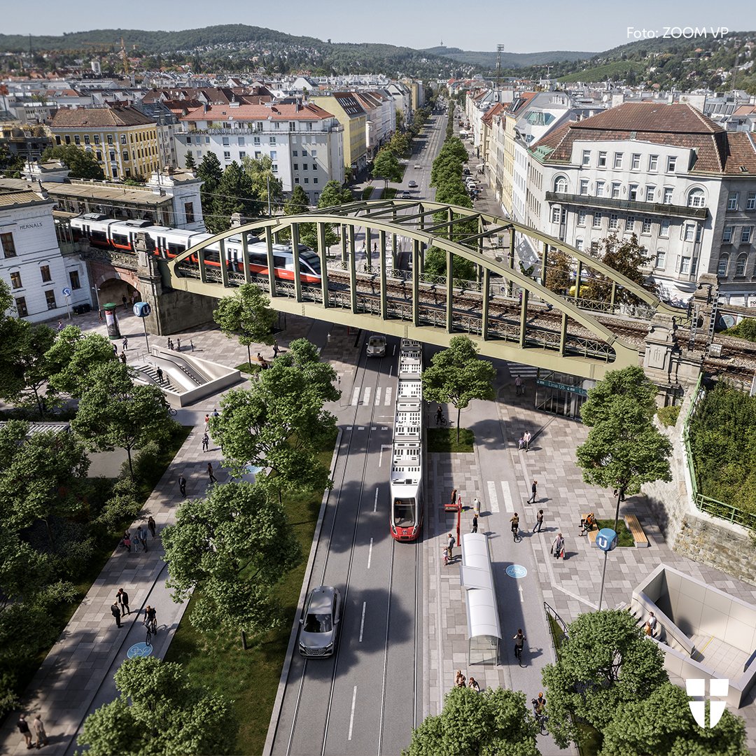 🧵 Auftakt für die U5-Verlängerung bis Hernals!
Die generelle Planung zum Projekt, das einen deutlich verbesserten Öffi-Zugang für knapp 60.000 Hernalser*innen bietet, ist abgeschlossen und wird nun von uns an die @WienerLinien zur Detailplanung übergeben. 1/5