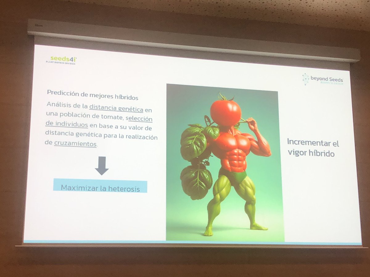 fruittoday's tweet photo. @aytoalm @CesurEdelSur @pitalmeria @caixabank @fundaciongazvi @KimitecGroup @BayerEspana @Bayer4CropsES @beyond_seeds El equipo de @beyond_seeds habla del ‘Caso ORIEL, genotipado de tomate’. Una plataforma de marcadores moleculares que facilita los procesos de selección y mejora genética
‘O propiciamos una nueva revolución verde o colapsaremos como especie en 500-1.000 años’
#GeneraSur https://t.co/8QkB2TO5Cc