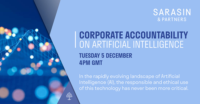 sarasinpartners's tweet photo. Join us on 5 December at 4pm GMT as we discuss the outcomes of the Global AI Safety Summit and its key takeaways for investors' engagement activities.

Find out more and register 🤖
https://t.co/mH7KwunhfC https://t.co/eyd3BARVqC