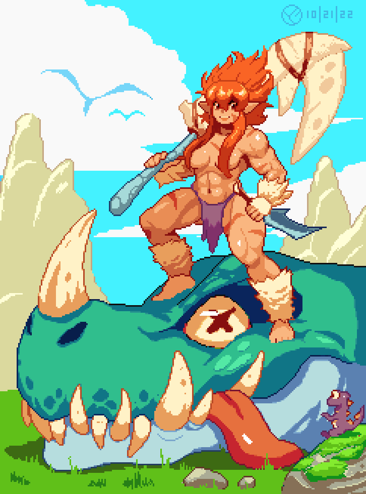 artofpip's tweet photo. It has been five years since I started learning pixel art! https://t.co/3oMBMOhTLX