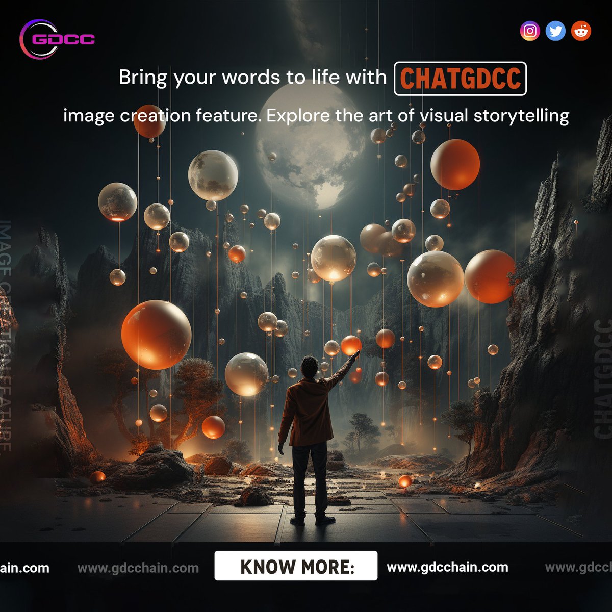 cluster_coin's tweet photo. Bring your words to life with ChatDCC's
image creation feature. Explore the art of visual
storytelling
.
🌐: https://t.co/6AIm9aSIgU
.
#gdcc #gdccecosystem #gdcchain #chatgdcc
#ContentCreator #aitools #ai #technology #imagetools
#aitools #aitools2023 #aitoolsyouneed https://t.co/BmW93DRjHr