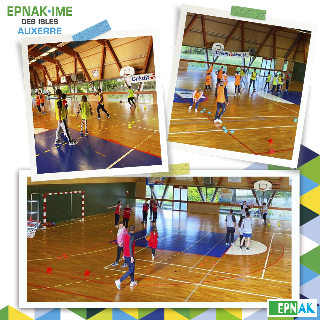 [UNE JOURNÉE SPORT ADAPTÉ À JOIGNY]

Les jeunes de l'IME des Isles ont participé à une journée découverte para-basket 🏀 adapté avec le CDSA.
Un beau moment sportif et de rencontres avec 30 jeunes représentants les IME des Fontenottes, de Vincelles, de Guerchy et des Isles.