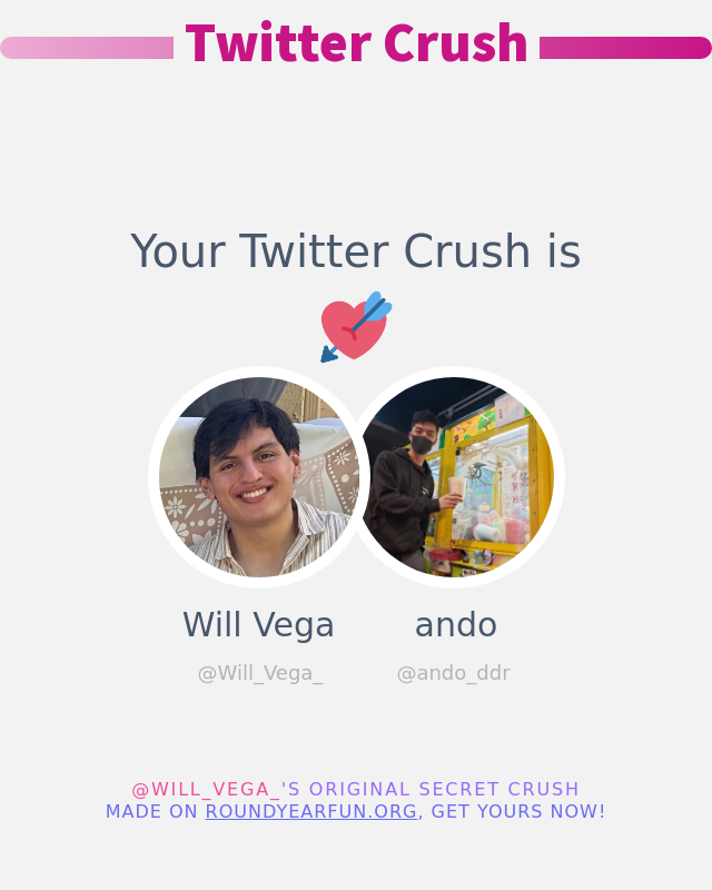 My Twitter Crush is: <a href="/ando_ddr/">ando</a>

➡️ funxgames.me/twittercrush
