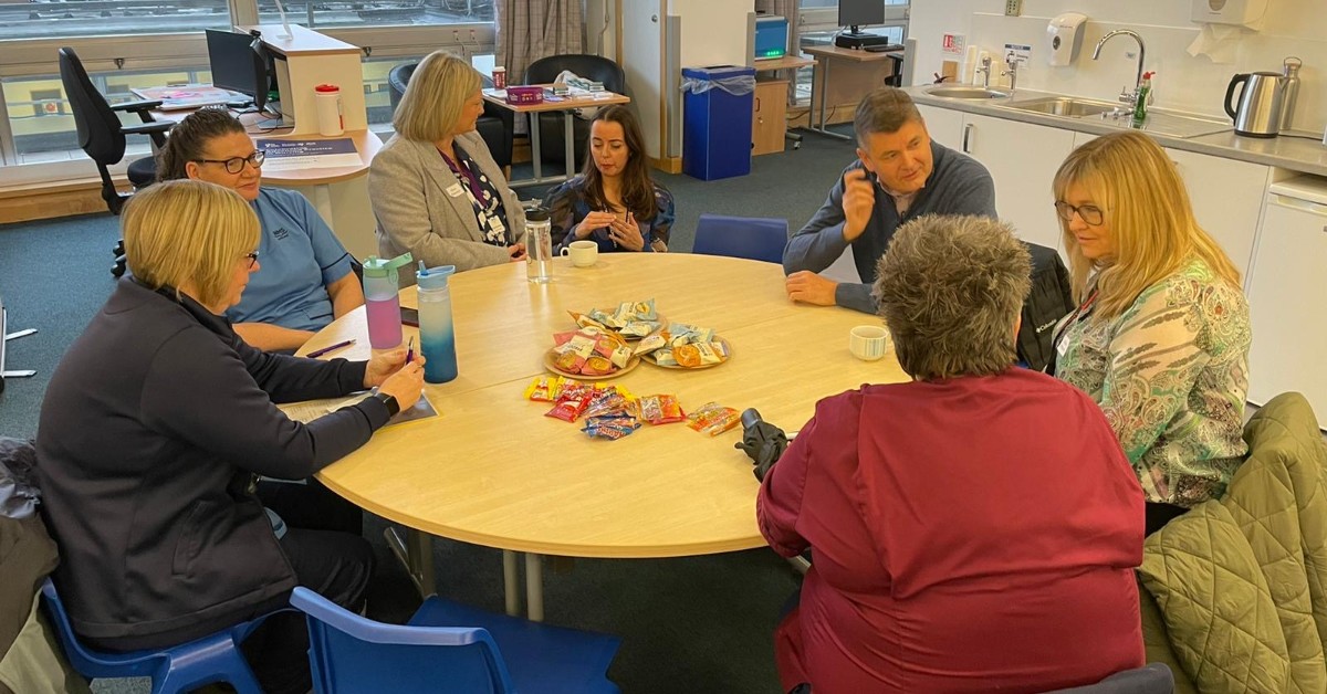 nhsfife's tweet photo. Advanced nurse practitioners from across Fife gathered at the Victoria Hospital yesterday to celebrate their profession during Advanced Practice Week 2023

ANPs are educated to master’s level and are their roles can include assessment, diagnosis, and treatment. #AdvPracWeek23 https://t.co/C5ZtMXhxJP