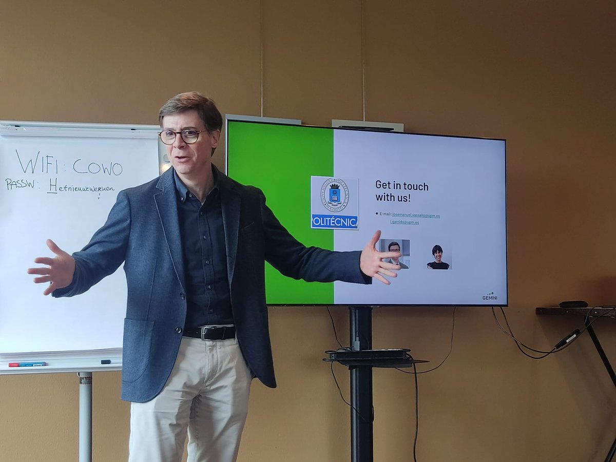 transyt_upm's tweet photo. This week our colleagues Prof. José Manuel Vassallo and Laura Garrido Maza participated in the Gemini Project workshop that took place in #Amsterdam

#mobility #somosUPM #research #transport #sustainability #TRANSyT https://t.co/j3Yr4qERlo