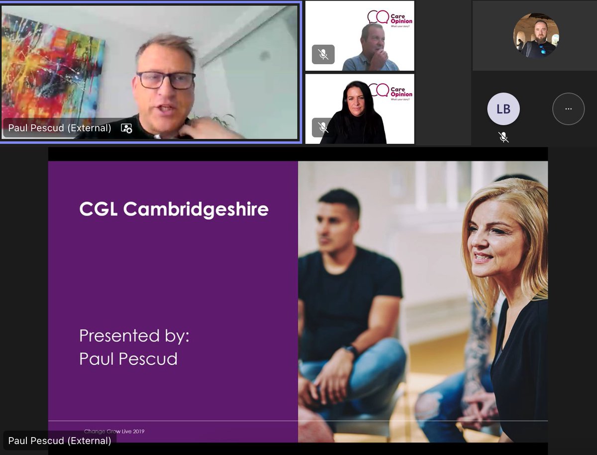So many inspiring speakers so far at the @CareOpinionScot @careopinion Conference. We are now hearing from Paul Pescud from @CGLCambs, who is sharing the journeys of their service users #COConf23