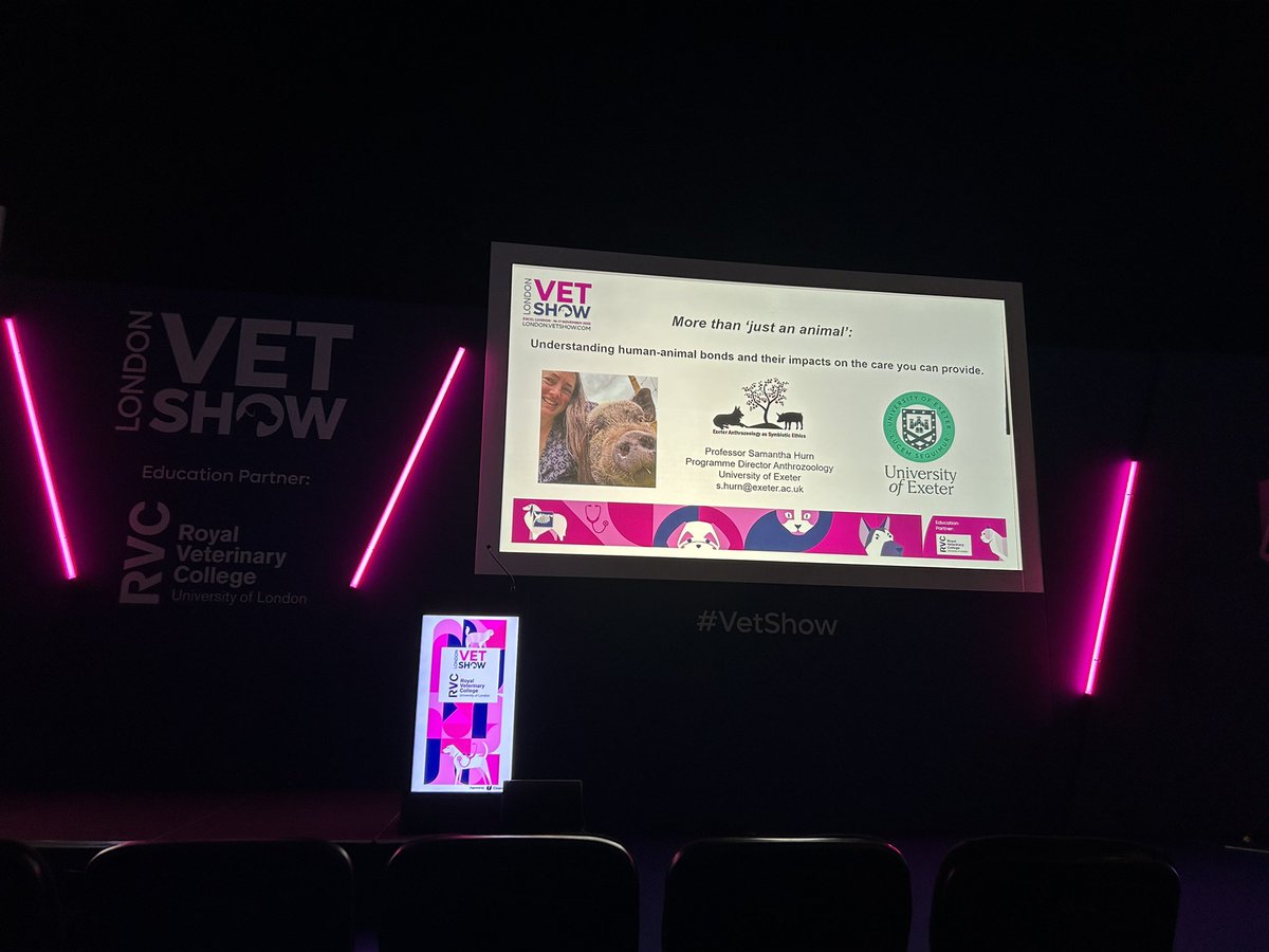 Exeter EASE group (@ease_anthrozoo) on Twitter photo Prof Samantha Hurn is speaking at the London Vet Show today on the importance of anthrozoology to the veterinary profession #vetshow <a href="/SamanthaHurn1/">Samantha Hurn</a> Prof Samantha Hurn is speaking at the London Vet Show today on the importance of anthrozoology to the veterinary profession #vetshow <a href="/SamanthaHurn1/">Samantha Hurn</a>