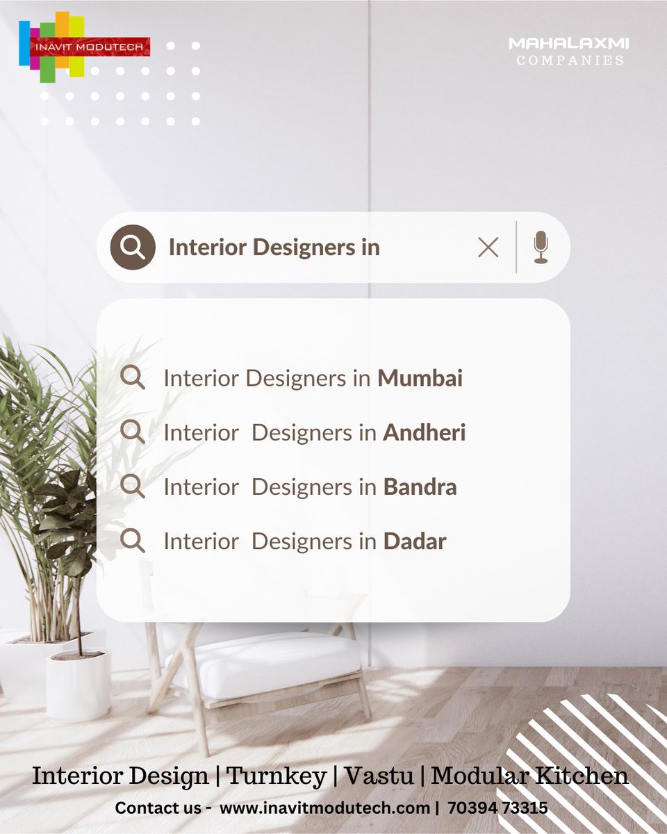 InavitModutech's tweet image. Best Interior Designers in Mumbai - Inavit Modutech Pvt Ltd
Venture Mahalaxmi companies

7039473315
inavitmodutech.com/residential-in…

#InavitModutech #AkhileshAgrwal #interiorsbyyogesh #interiordesign #interiordesignideas #homedecor #HomeInterior #homedesign #bedroomdesign #livingroom