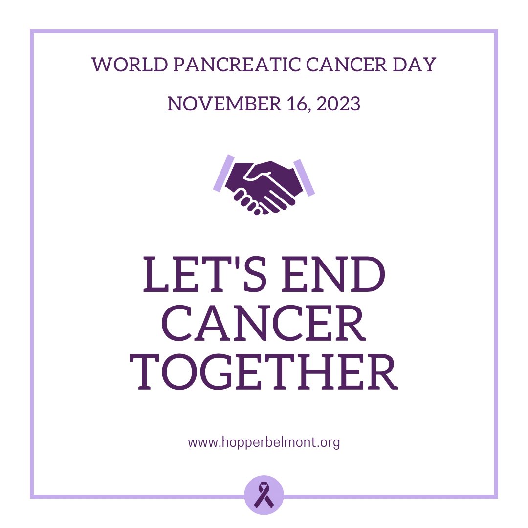 Hopper-Belmont Foundation (@hopper_belmont) on Twitter photo HBF is proud to support researchers in finding a cure. Please consider donating at: hopperbelmont.org 
#WorldPancreaticCancerDay 
#PancreaticCancerAwareness #findacure #CancerResearch #cancer HBF is proud to support researchers in finding a cure. Please consider donating at: hopperbelmont.org 
#WorldPancreaticCancerDay 
#PancreaticCancerAwareness #findacure #CancerResearch #cancer