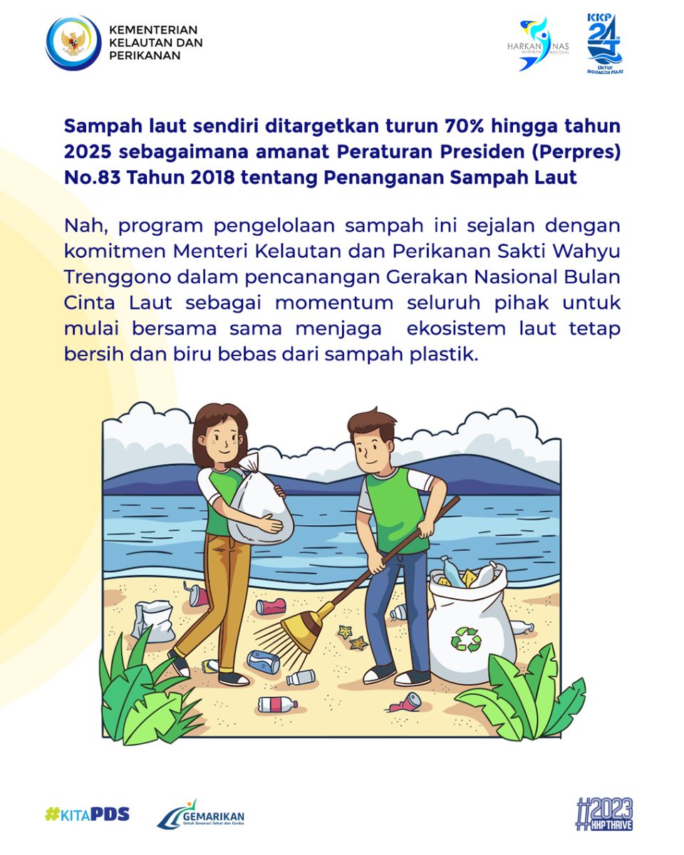 Ditjen_PDSPKP's tweet photo. Hai #SahabatBahari

H-3 menuju puncak Hari Ikan Nasional (#Harkannas2023), mimin mau nginfoin sejumlah kegiatan "Ekonomi Biru" guna mendukung keberlanjutan ikan.

#KKP #KKPThrive #IkanuntukGenerasiEmas https://t.co/J9G2s7UHX0