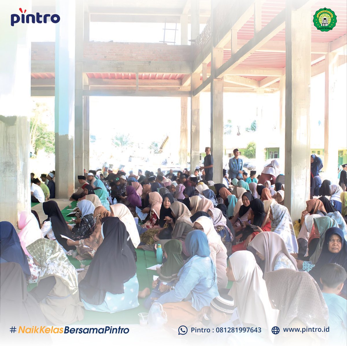 PintroId's tweet photo. peluncuran solusi pembayaran santri online di ponpes Raudhatul Mujawwidin. Mudahkan administrasi, antusias guru, janjikan efisiensi dana. Pintro, mitra digital terdepan, mendukung visi pesantren. Terima kasih atas kepercayaannya! 💙 #PintarPakaiPintro #pesantren https://t.co/Ilw8NbqGvr