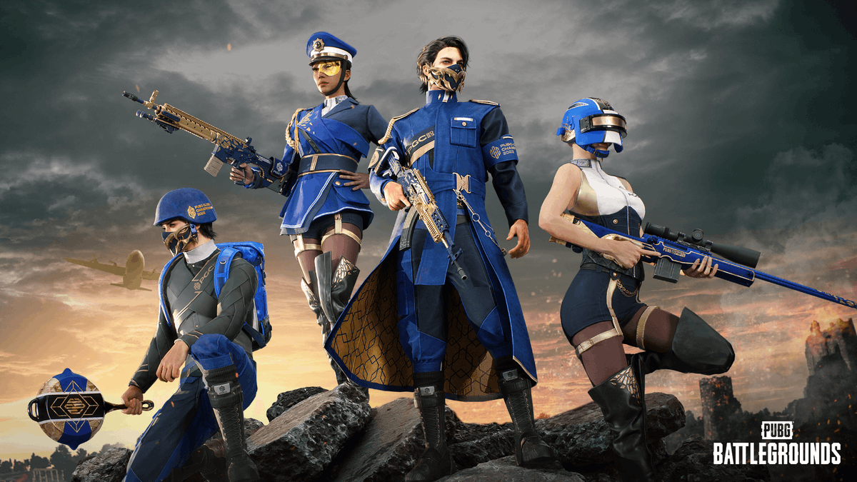 TarynGames's tweet photo. Giving away a full PGC 2023 skin bundle code! 
Click the link to enter, goodluck all! ☘️ 
#PGC2023 #PUBG 

https://t.co/vDzSW7NmHf https://t.co/fL9DAwvX2p