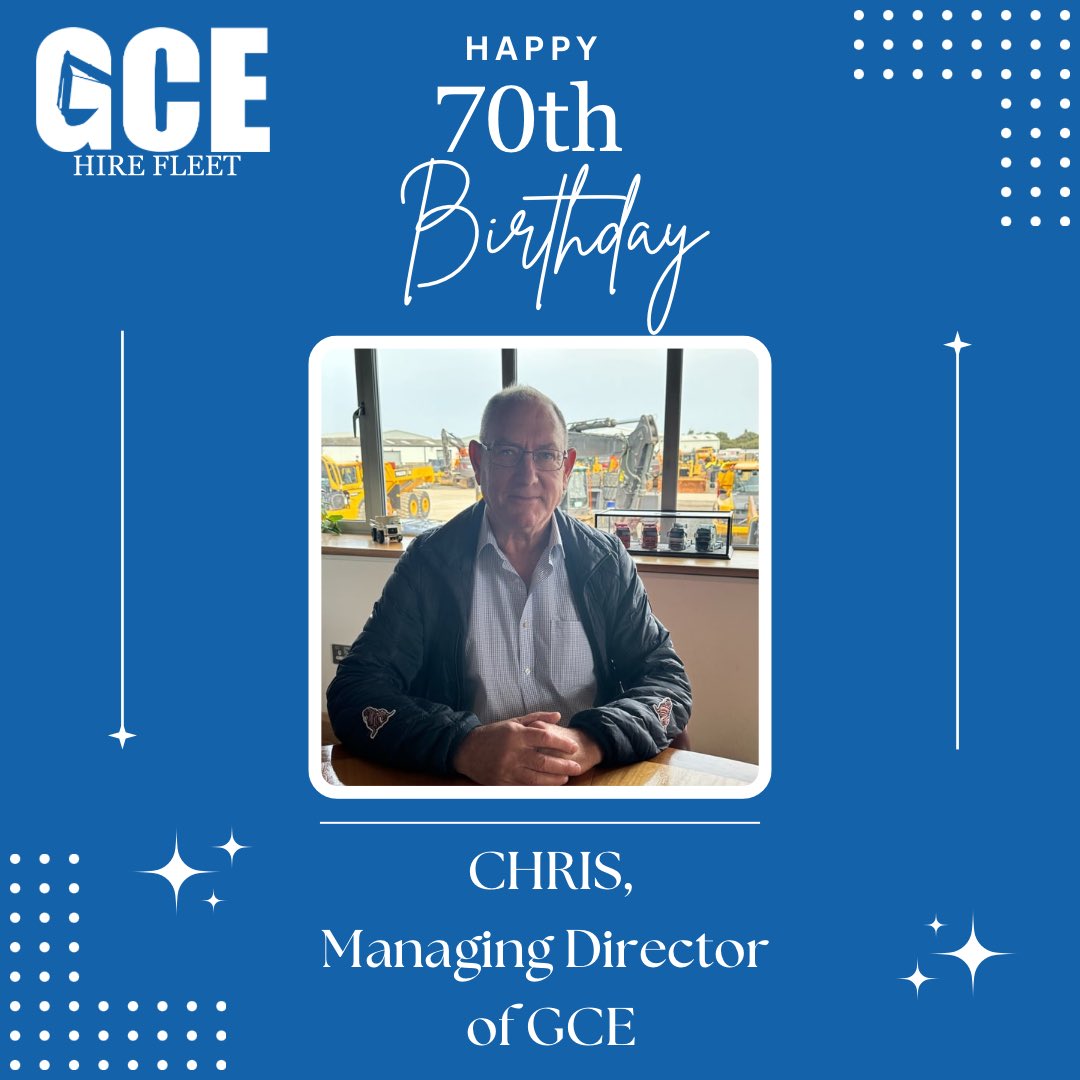 🍻Happy 70th Chris 🍻

Having been in this industry his entire life, our “Walrus” is a wealth of knowledge and loves a laugh a minute! 

Happy birthday Chris - cheers 🍻

#bigbirthday #managingdirector #70thbirthday