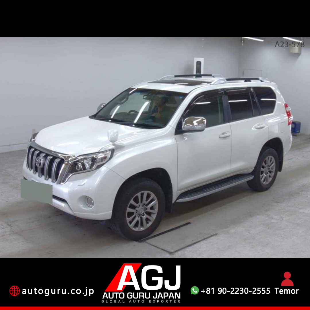 AutoGuruJapan1's tweet photo. Embrace the extraordinary with 𝗧𝗼𝘆𝗼𝘁𝗮 𝗟𝗮𝗻𝗱 𝗖𝗿𝘂𝗶𝘀𝗲𝗿 𝗣𝗿𝗮𝗱𝗼 🔥

✔️Destination: 🇰🇪 
✔️Stock No: A23_578 
✔️Origin: 🇯🇵 
✔️Body Type: SUV 
✔️Make: Toyota 
✔️Model: Land Cruiser Prado  
Shop your next car here 👇
 🌐 https://t.co/ZfnRcK39Il #Toyota

#Toyota https://t.co/TLGdsncU4k