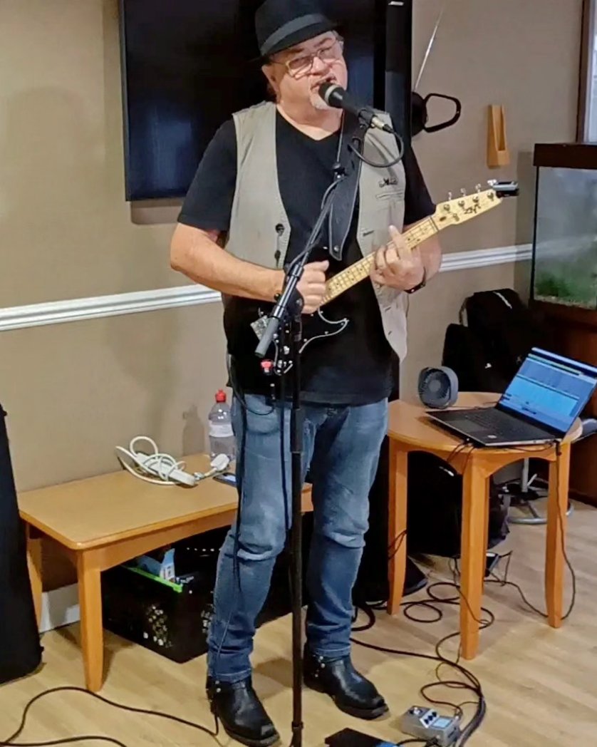futurecaregroup's tweet photo. 🎤🍁 Acacia #Care Centre residents had a joyous sing-along with Rob, our cherished entertainer. Familiar tunes warmed hearts on this autumn day, sparking memories and leaving everyone with happy smiles. 🍂🎶 #CareHomeJoy #SingAlongFun #AutumnMelodies https://t.co/VX9pBnaMkR