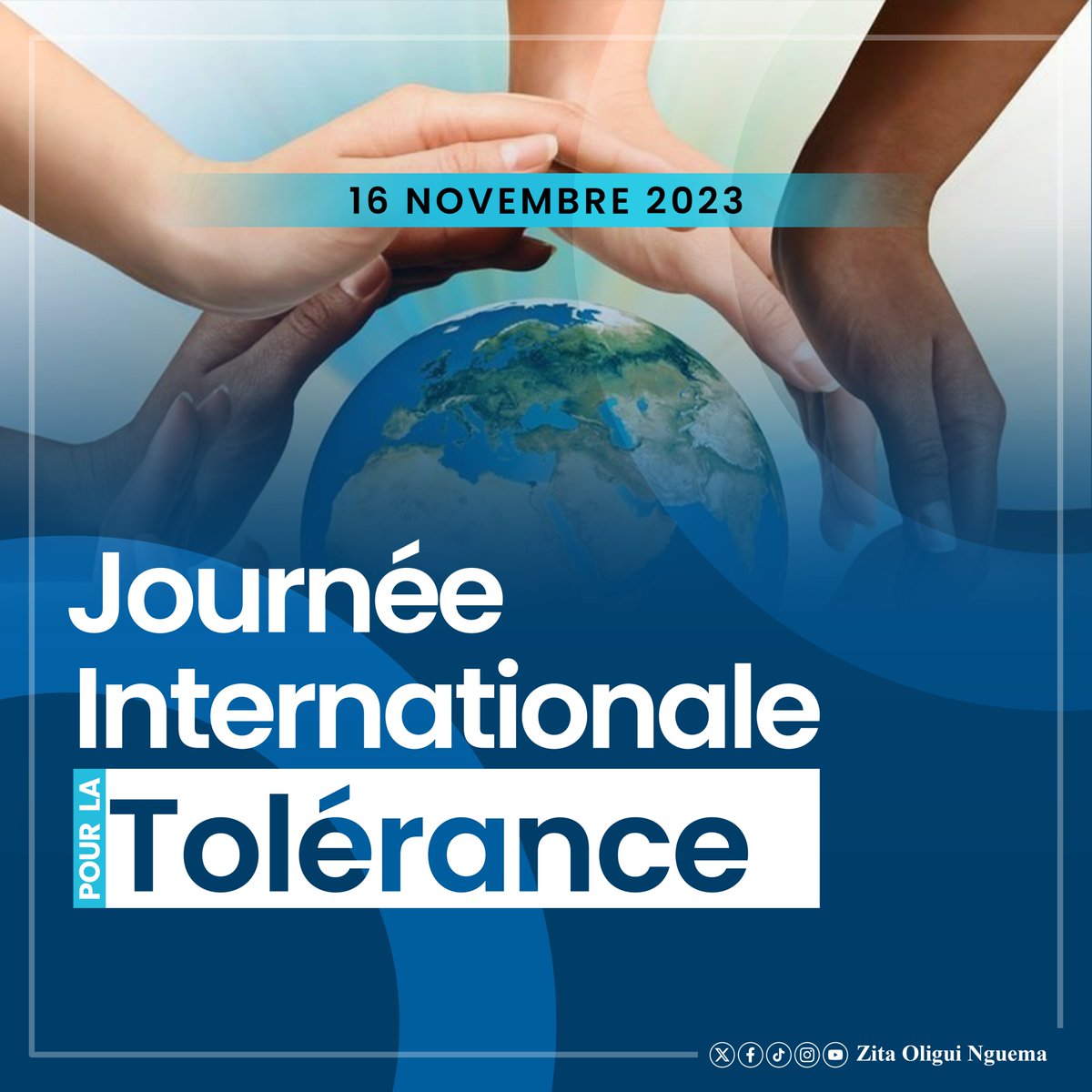 Au moment où notre pays vit, depuis le 30 aout, une phase cruciale de son histoire, la #tolérance doit être le socle sur lequel nous devons construire notre vivre ensemble et notre avenir commun.
#journéeinternationalepourlatolérance
#CTRI
#Gabon