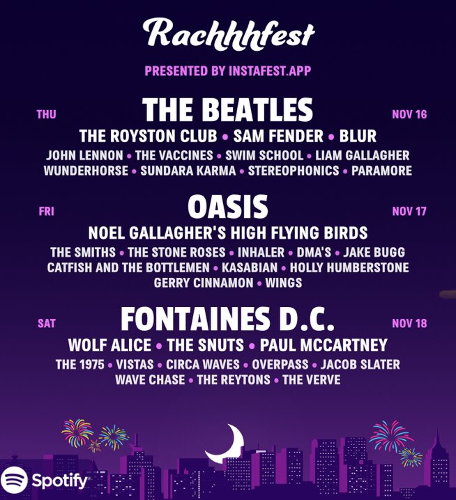 rachlovessmusic's tweet image. alright which day of rachhhfest u going to
