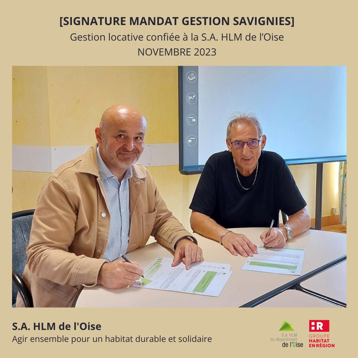 S.A. HLM DE L'OISE tweet media