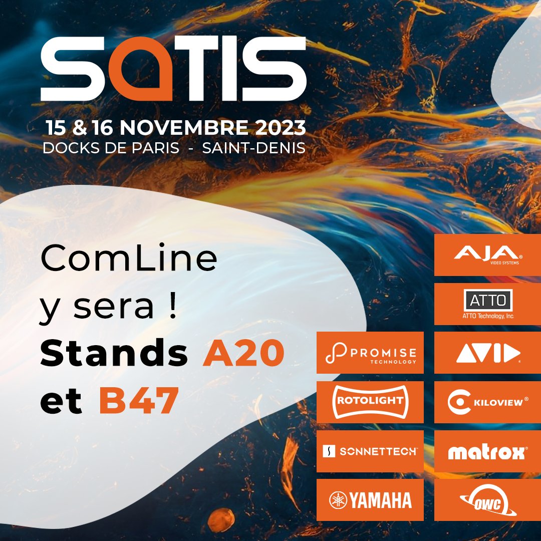 SATIS 2023 - Nous sommes prêts pour ce deuxième jour!
Venez nous voir sur les stands ComLine A20 et B47. #SATIS2023