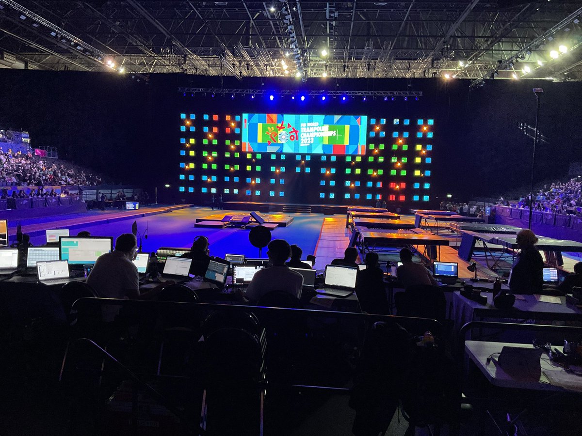 LeighPrimary's tweet image. A fantastic treat for our Year 6 100% attendance winners - to attend the World Trampoline Championship! #WTGC2023 #Birmingham #WorldTrampolineChampionship