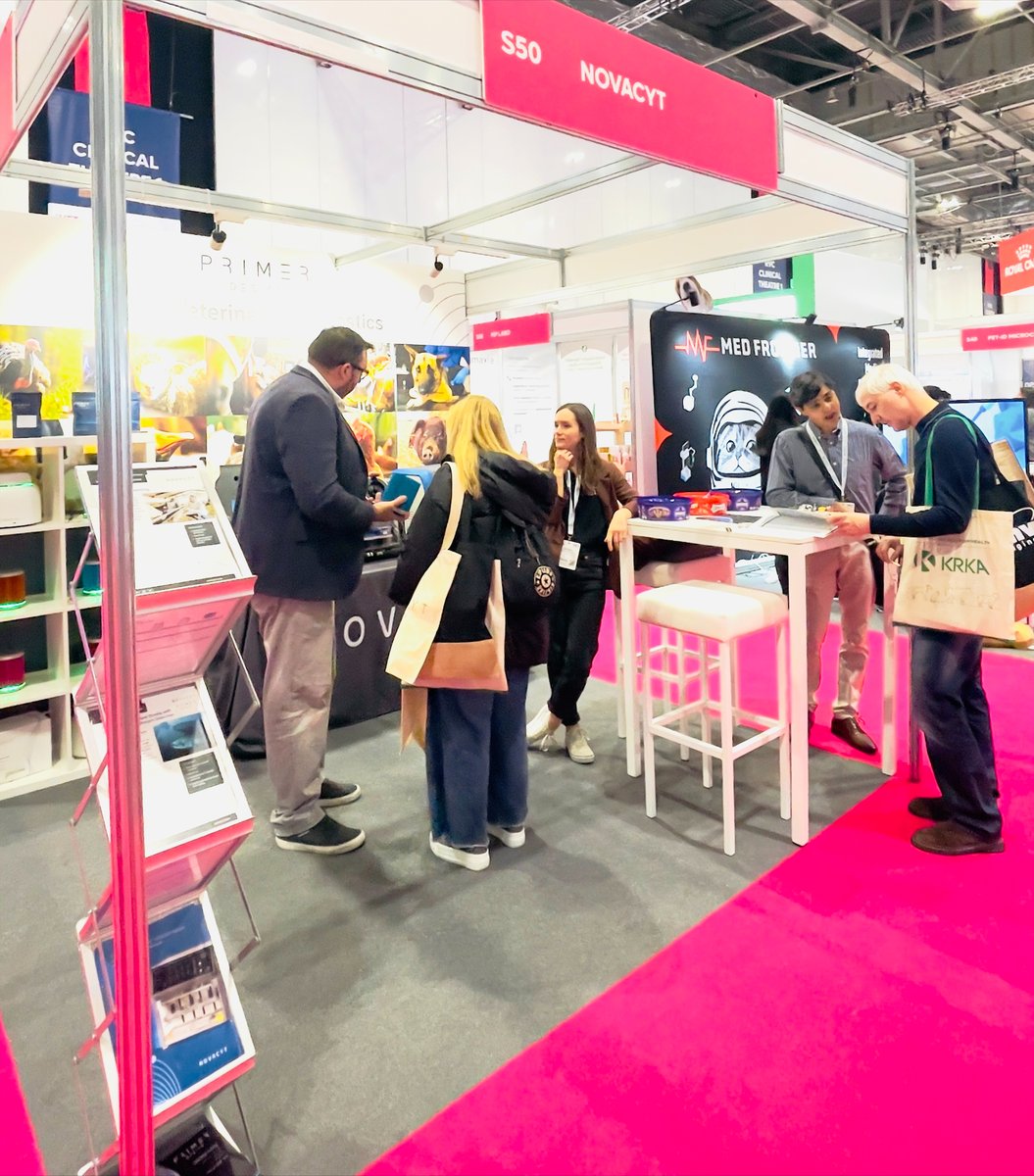 NovacytGroup's tweet image. Today marks the grand opening @VetShow!

We're excited to kick off this event at Stand S50. 

Visit us to explore our #DiagnosticTesting solutions for #VeterinaryMedicine.

Let's make this year's #LondonVetShow2023 memorable!

ow.ly/ajLr50Q0wUC