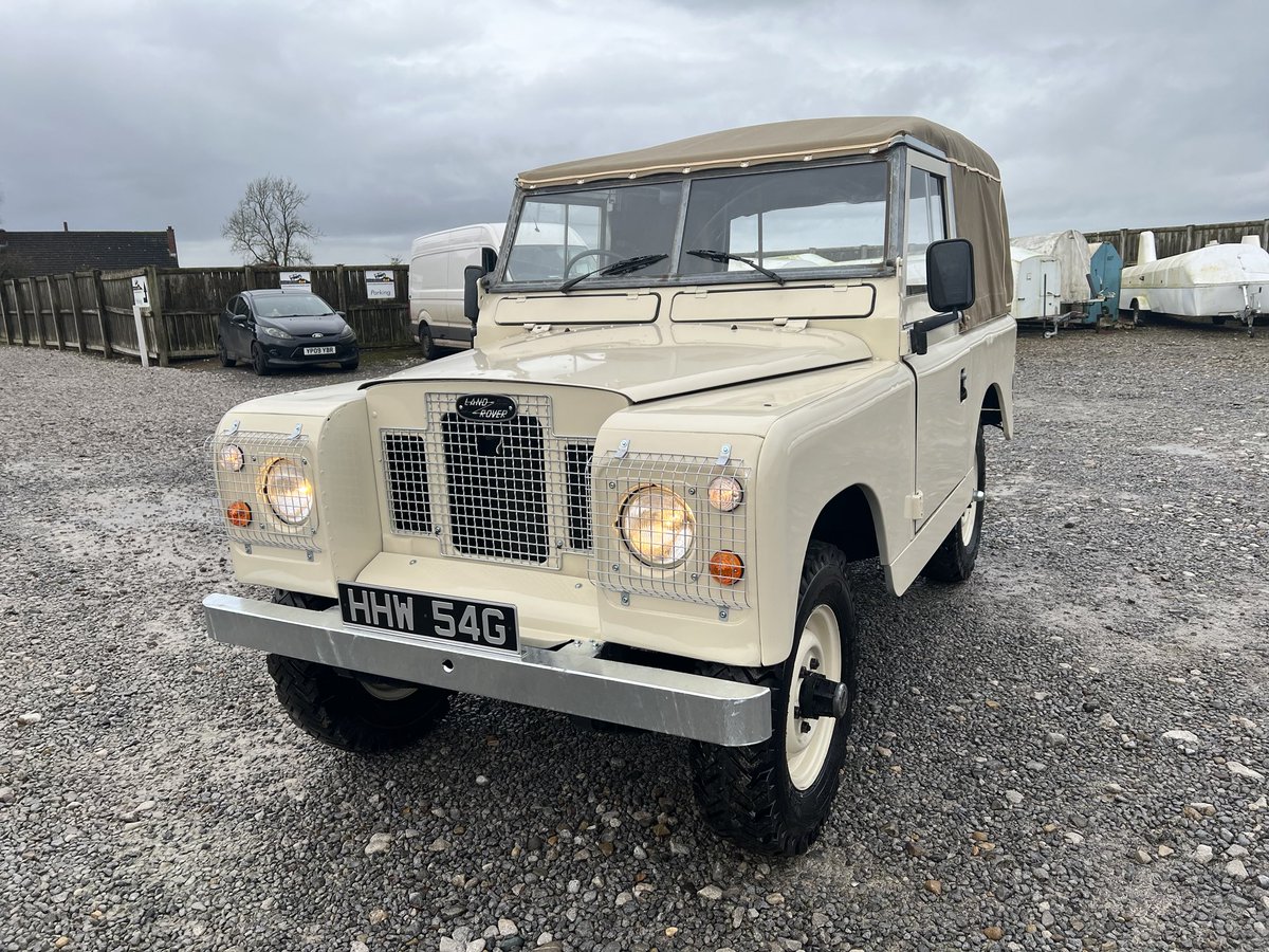 We think this latest soft top is a very good looking truck, and we hope you agree! #softtop #landrover #classiclandrover #vintagelandrover #series2a