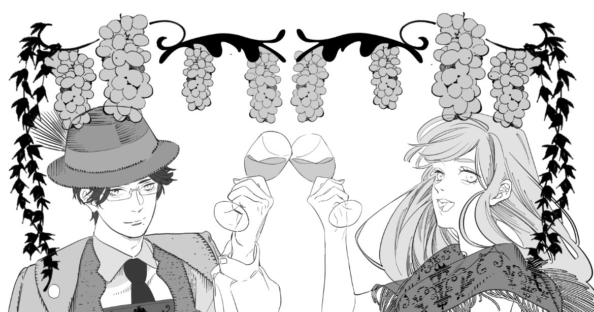 すずさんのご本に、井田も1ページ寄稿してます✨
ちょうど今ホイリゲの時期で合ってる🍇🍷🍾

ヘタキャラ7名描けて楽しかった思い出☺️
カークランドもおるよ(言ω言) 