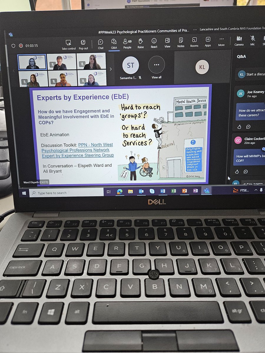 eclectic80's tweet photo. Fantastic to give space to considering how we have meaningful engagement and involvement with Experts by Experence in Communities of Practices #ppweek23 @NWPPN @PPNEngland https://t.co/uoskjIox6S
