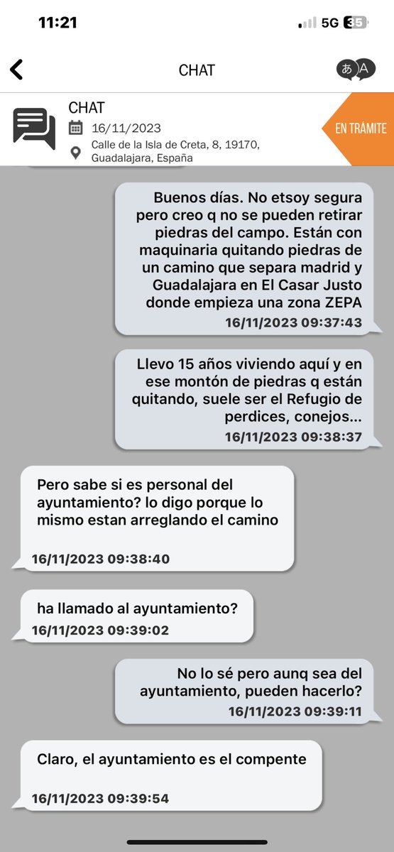 Ante sospecha de un delito medioambiental, escribo a AlertCops. Su respuesta…
Si el posible delito lo está cometiendo un ayuntamiento ¿es su competencia?
<a href="/guardiacivil/">Guardia Civil</a>