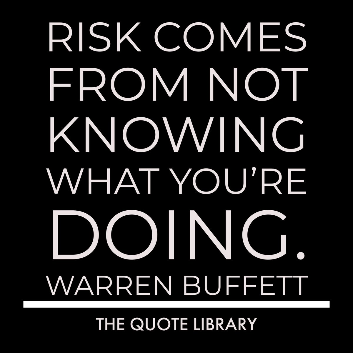 Echosofinsight's tweet photo. How do you educate yourself to minimize risks?
#RiskManagement #WarrenBuffett #KnowledgeIsPower #SmartDecisions https://t.co/na81ovIoj8