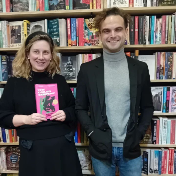 Disquiet. Uncanny. Abject. Beautifully discomforting as a loosened hangnail. It was an absolute pleasure to chair for <a href="/leo_dollstoy/">Dire Warning</a> @gloucester_rd_books her latest collection The Coiled Serpent <a href="/atlanticbooks/">Atlantic Books</a> is a scrumptious nightmare to be eagerly devoured #writers
