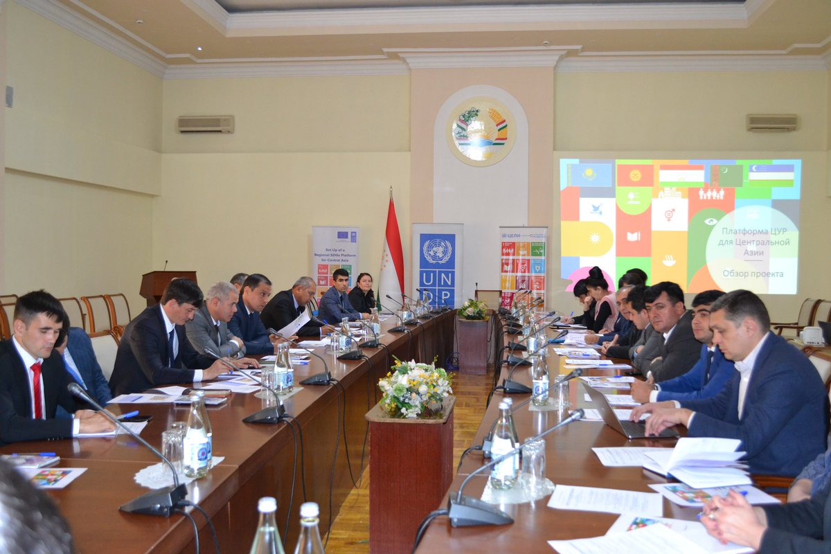 UNDPTJK's tweet photo. Data matters: Advancing #SDGs in Central Asia 

#Tajikistan's Nat'l Dev't Council wrapped up a 2-day workshop on enhancing SDG data collection &amp; management. Updated SDG platform will offer a richer, more comprehensive picture of the region's progress. 
🇹🇯🤝@EUinTajikistan @UNDP https://t.co/SFe3rMfjII