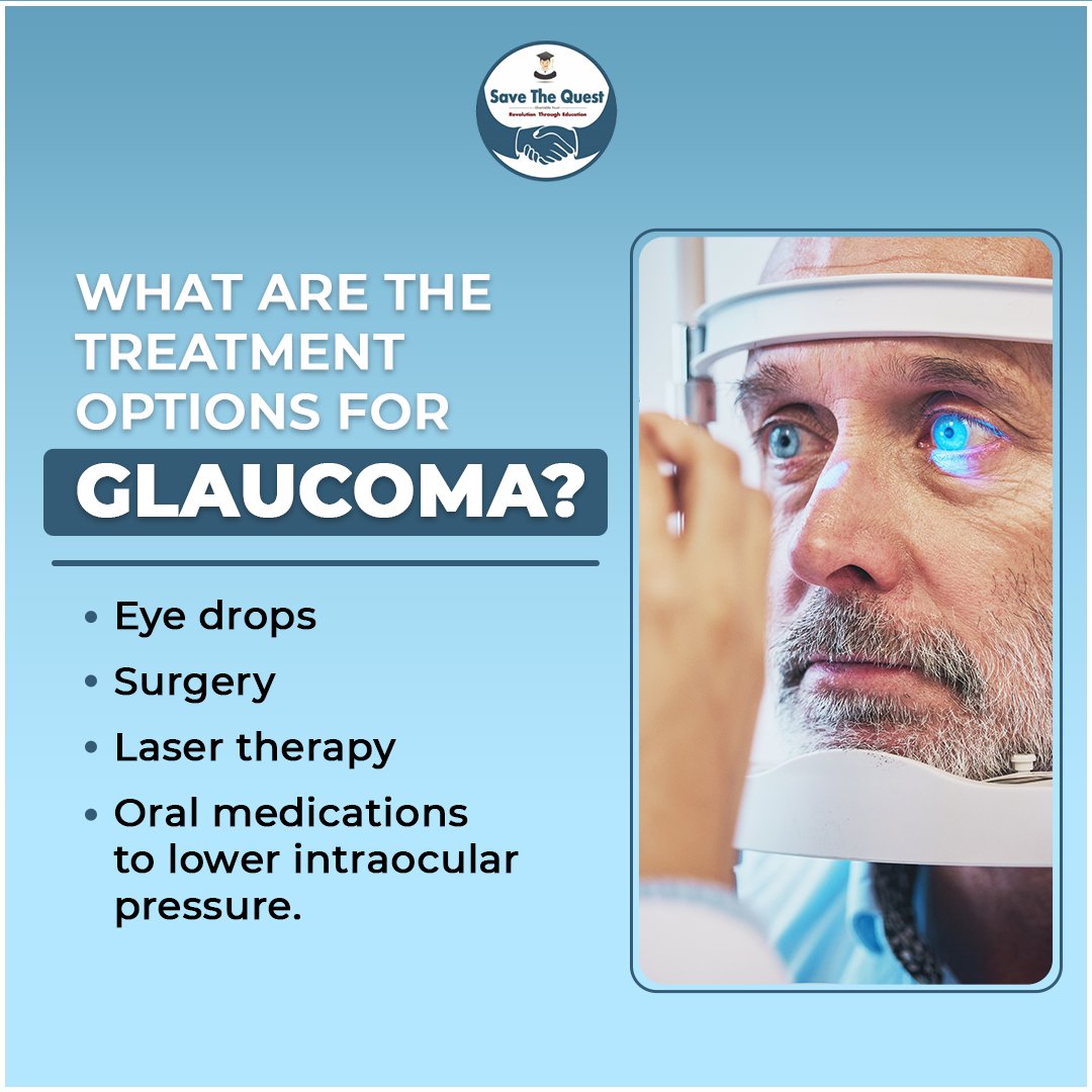 savethequest's tweet photo. #Glaucoma care includes eye drops, surgery, lasers, and oral meds to reduce pressure, crucial for preserving vision in 90% of cases.

#savethequest #glaucoma #visonloss #eyecare #ngo https://t.co/oun9Q8agmR