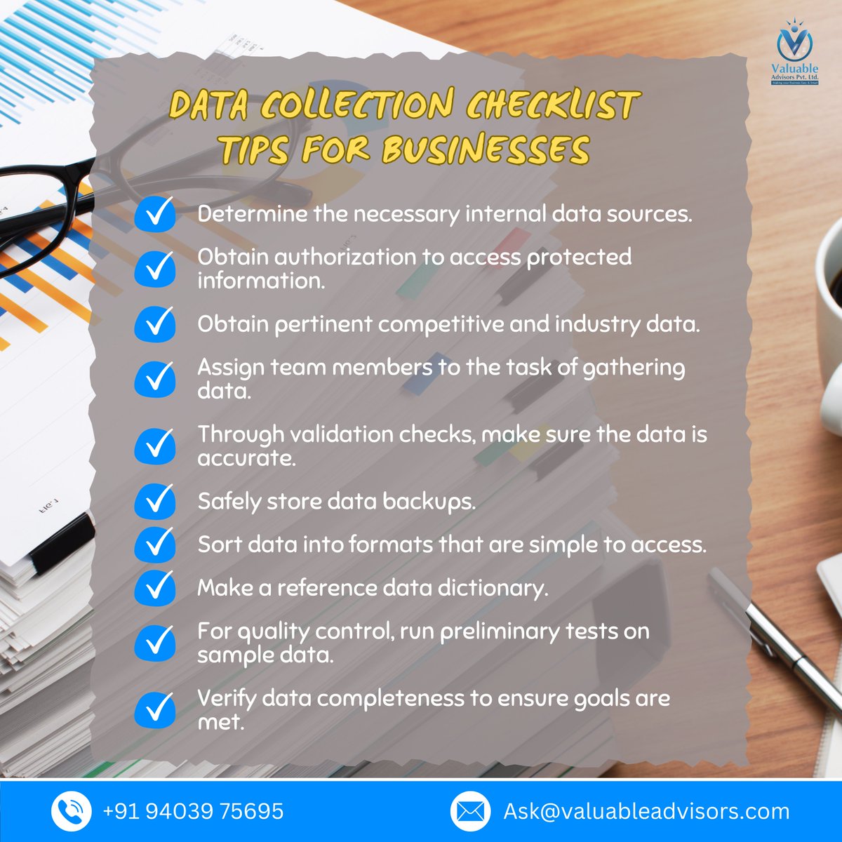 Valuable1908's tweet photo. Unlock the secrets to seamless data collection with our exclusive checklist! 📊✨ Maximize efficiency, minimize errors - because data matters! 💡 Ready to elevate your business game? #DataCollection #BusinessTips #CodeHighlights #EfficiencyBoost #SAvsAUS #ApurvaonHotstar https://t.co/NpU9pg0RrL
