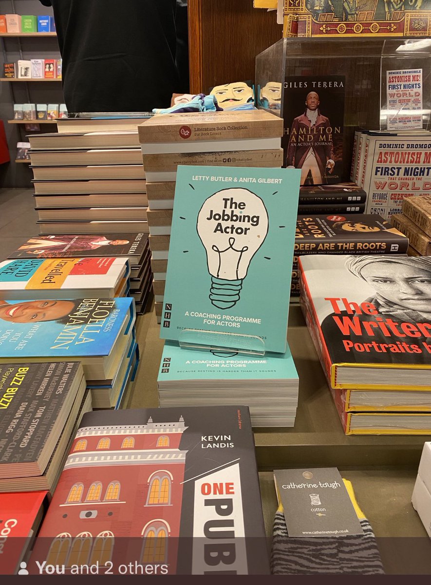 What shall I buy my acting friend or family member for Christmas, I hear you cry. What about this book written by me and the fabulously talented @lettybutler. It’s frank and funny, with plenty to keep you motivated inside. #ShamelessPromotion #GotToFeedTheKidsSomehow