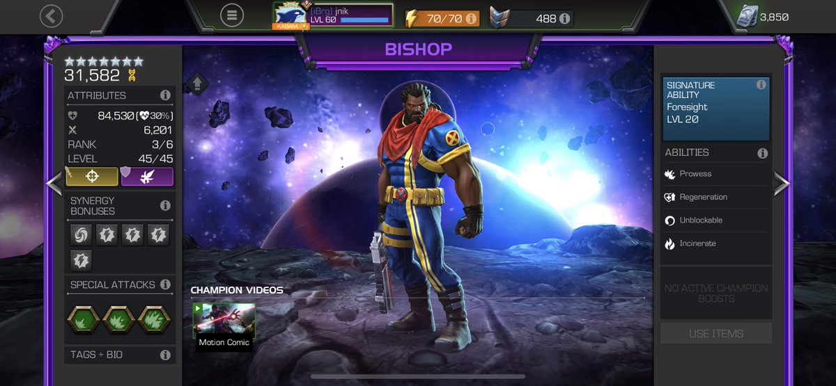 Rank 3 7* Roll Call thread 🫡 If you’ve gotten your first R3 or when you get your first R3, let me know who you ranked up!
Super pumped to have Bishop as my first 😎