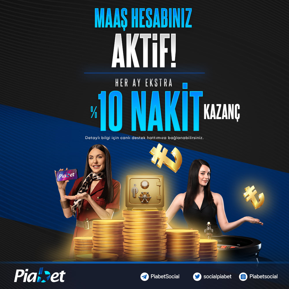 #Piabet'ten değerli üyelerine Maaş hesabı 🤑

Senin davetinle YENİ kayıt olan arkadaşının yatırımları üzerinden her ay nakit kazanç maaş hesabında 🔥

Yapman gereken arkadaşını davet et, her ay maaş hesabını kontrol et 😉

rebrand.ly/piagir