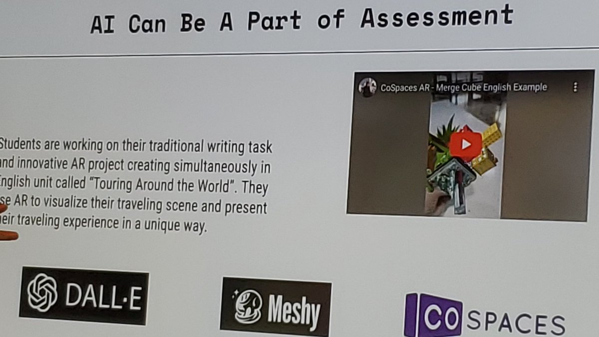 Great ideas to use AI effectively from <a href="/CoraEdTech/">Cora Yang</a> such great ideas to raise the bar of creativity #21cllearning