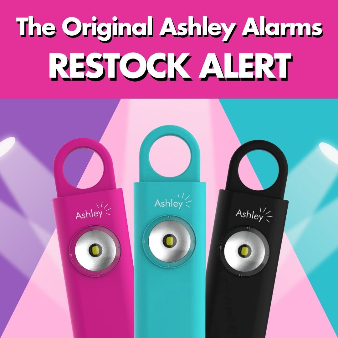 EmpoweredAshley's tweet photo. Not one, not two, but THREE of our Ashley Alarms have now been fully restocked! ✨ #womenssafety

🐬 Aqua
🌺 Hot Pink 
🎱 Charcoal https://t.co/V56Obuk0z2