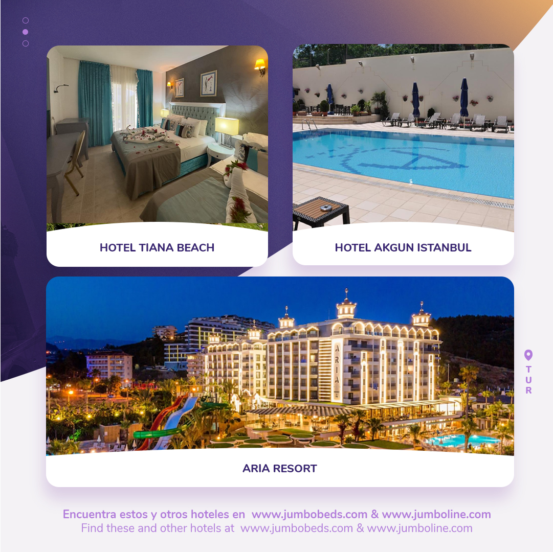 From the iconic landscapes of Cappadocia to the bustling markets of Istanbul, Turkey invites your clients to a vacation where every moment is a bridge between two worlds. Take advantage of Jumbobeds' selection of accommodation with up to 40% off!