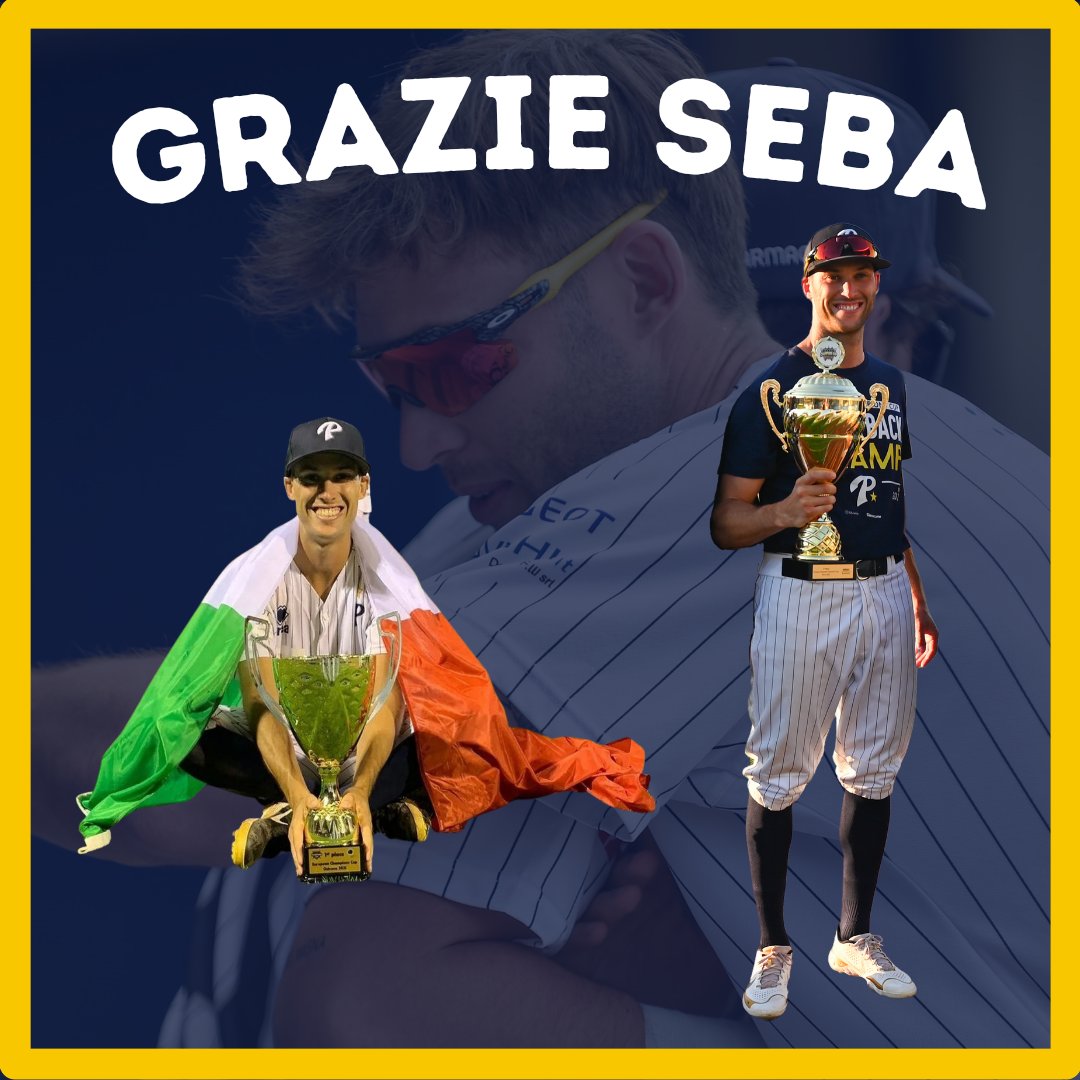 Il nostro Capitano Sebastiano Poma ha annunciato il proprio addio al Parma. 
Grazie Seba per tutto❤️⚾️

Articolo completo al link: parmabaseball.it

#ParmaBaseball #LastelladiParma⚾️💛💙 #fòrsapärma