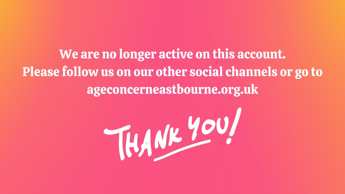 Age Concern Eastbourne tweet media