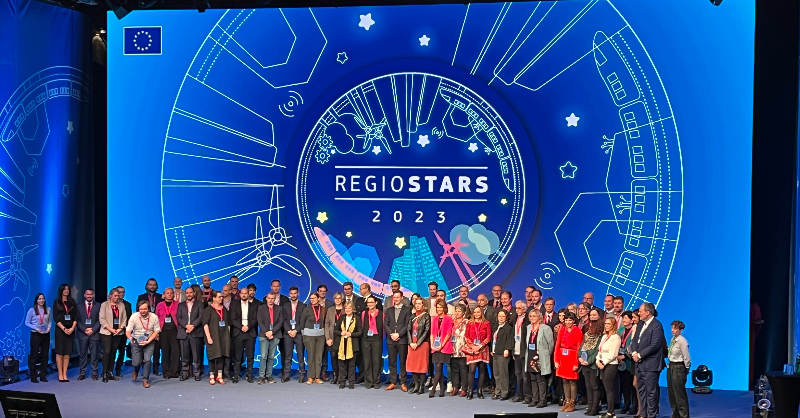 EUinmyRegion's tweet photo. Here’s to our #RegioStars finalists and winners 2023!

Big applause to all of them for making EU shine 🇪🇺🏆✨

@ElisaFerreiraEC @DirectOstrava @zek_praha @mistnirozvoj @KrajMsk