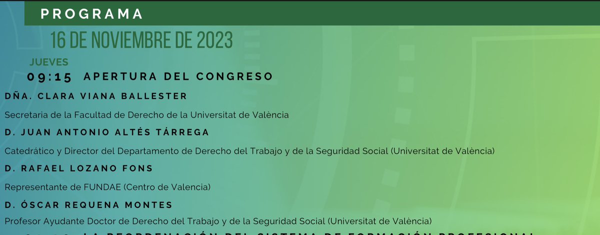 Apertura del Congreso sobre Formación Permanente y Nuevas tecnologías, dirigido por el profesor Óscar Requena Montes.

<a href="/Fundae_es/">Fundación Estatal para la Formación en el Empleo</a>