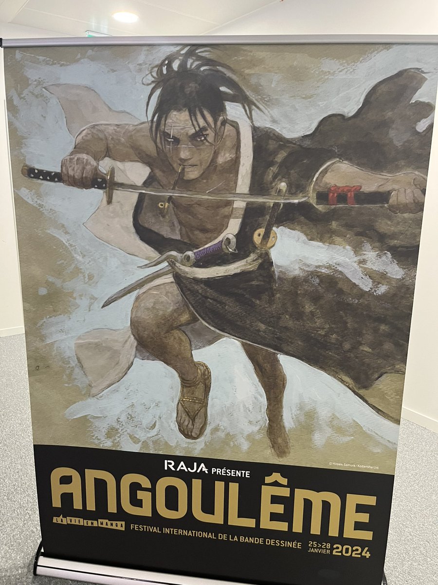 Angoulême 2024, Hiroaki Samura pointe le bout de son nez #fibd2024