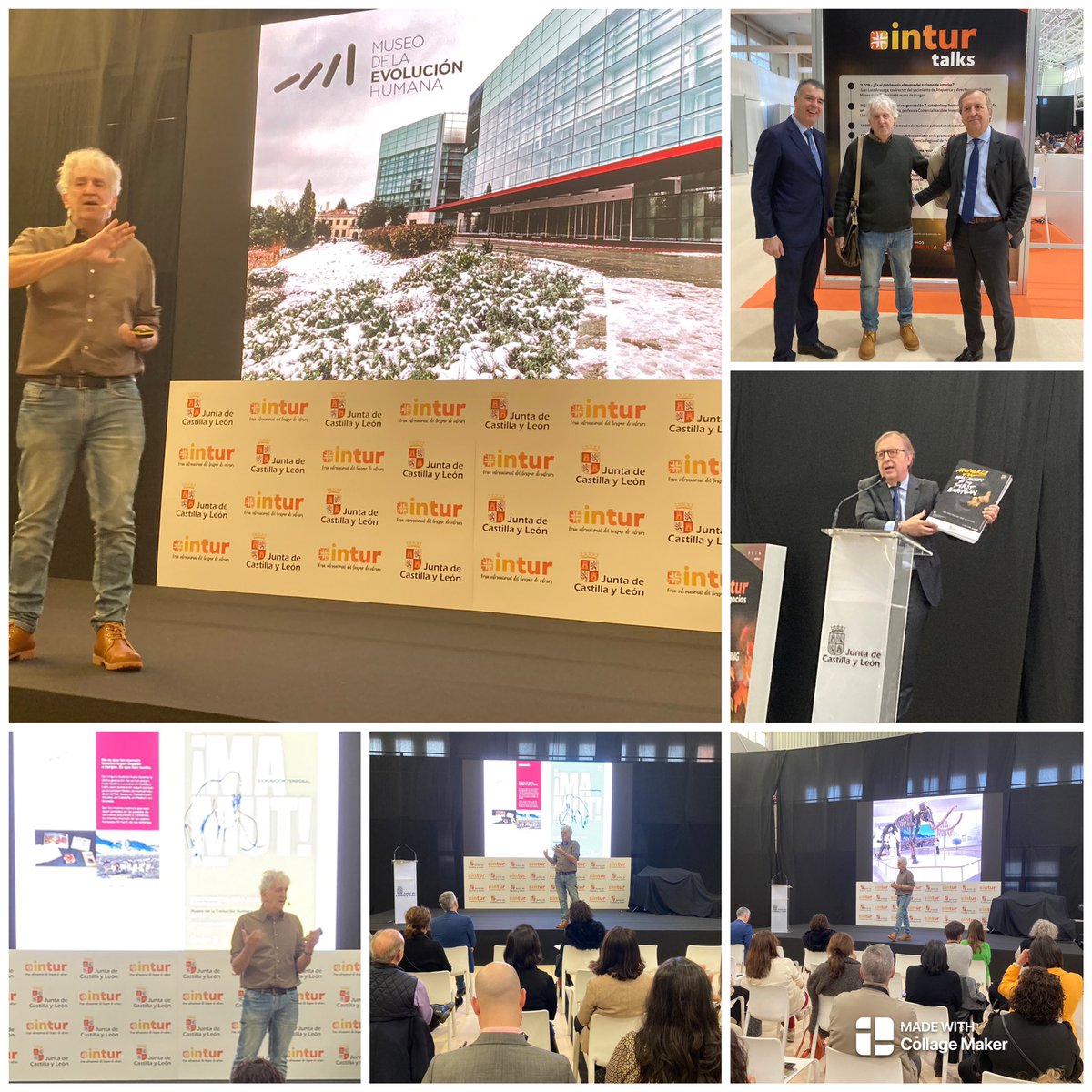 Juan Luis Arsuaga (@juanluisarsuaga) on Twitter photo Hablando en #Inturtalks en <a href="/feriavalladolid/">Feria de Valladolid</a> intur sobre Patrimonio y turismo y el efecto del <a href="/museoevolucion/">MuseoEvoluciónHumana</a> y su exposición . Gracias al director general <a href="/AlbertoAlonsoR/">Alberto Alonso</a> de la Feria y al director general de turismo Àngel González <a href="/cylesvida/">Turismo Castilla y León</a> Hablando en #Inturtalks en <a href="/feriavalladolid/">Feria de Valladolid</a> intur sobre Patrimonio y turismo y el efecto del <a href="/museoevolucion/">MuseoEvoluciónHumana</a> y su exposición . Gracias al director general <a href="/AlbertoAlonsoR/">Alberto Alonso</a> de la Feria y al director general de turismo Àngel González <a href="/cylesvida/">Turismo Castilla y León</a>