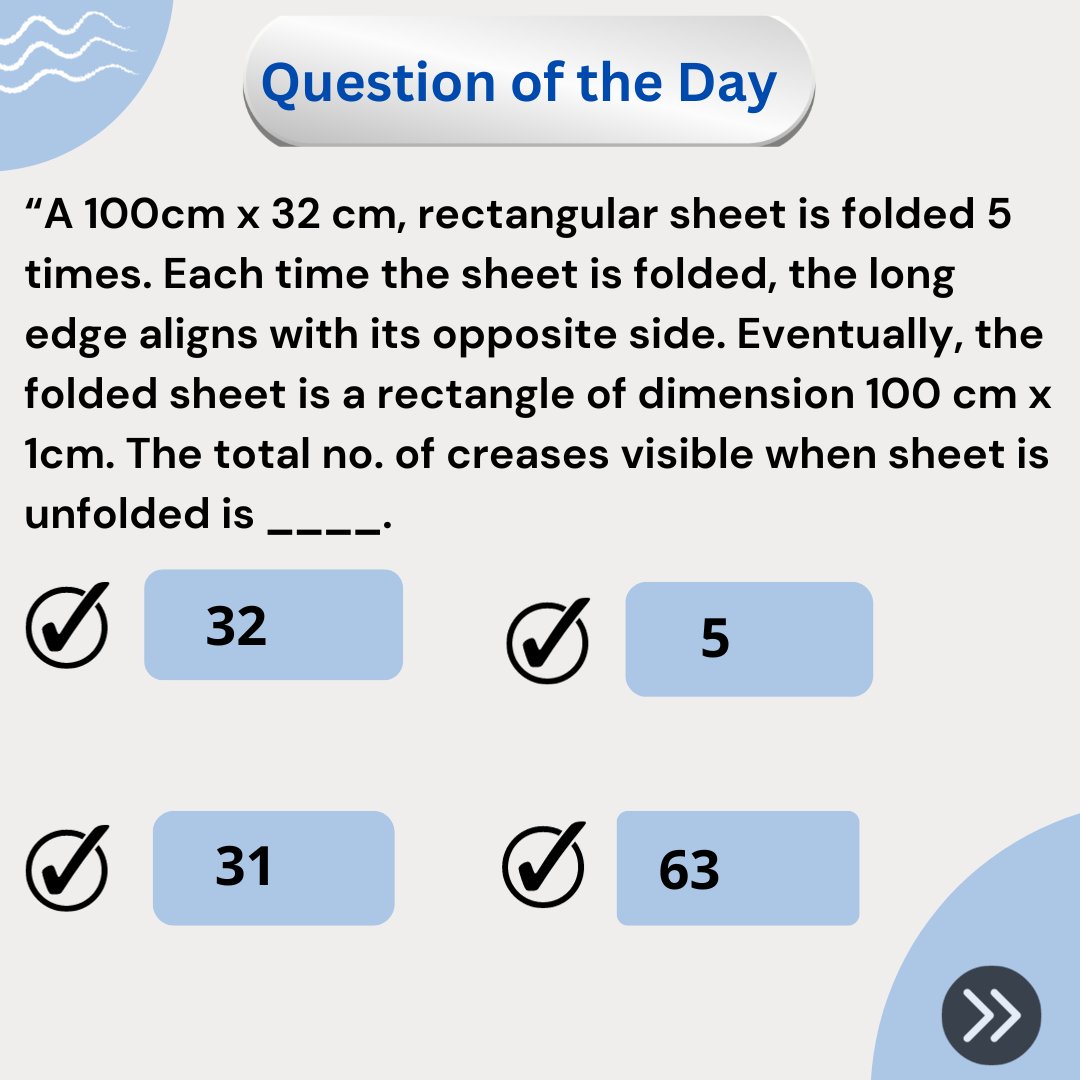 GradplusIndia's tweet photo. Question of the day!
|
|
Guess the answer?
#gradplus #guesstheanswer #memorybooster #generalaptitudequestions #gateexam #2023 #gate2023 https://t.co/J9B8qT5LPL