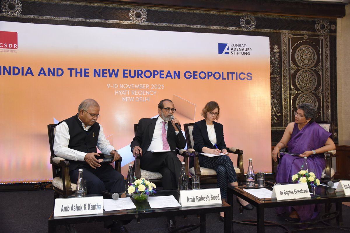 @rakeshnms emphasized global ambitions to rewrite history, focusing on🇺🇸, 🇷🇺, and🇨🇳.He urged European unity for a multipolar world, cautioning that multipolarity without multilateralism brings chaos, imposing balancing on every nation for a more uncertain and unpredictable world