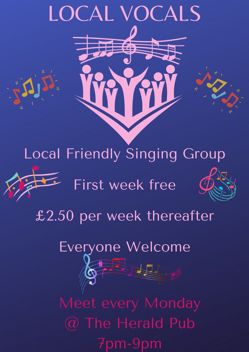 Local Vocals Singing Group🎵 (@harlowchoir) on Twitter photo 