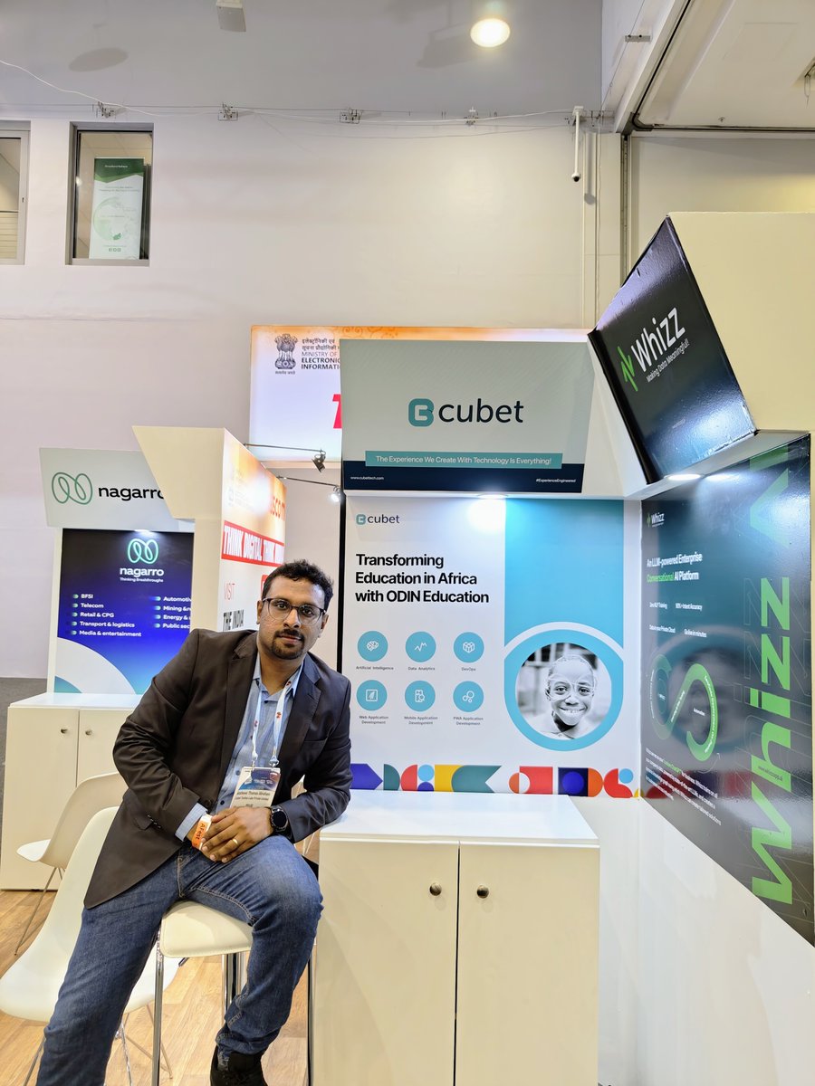 CubetTech's tweet image. Glimpses from Africa Tech Festival 2023 @ CTICC, South Africa!

Meet our delegate Mathews Abraham at Pod #8 - Nasscom pavilion, to elevate your tech possibilities.

Stay tuned for exciting updates...!

#AfricaCom2023 #AfricaTechFestival #ConversationalAIPlatform #NewProductLaunch
